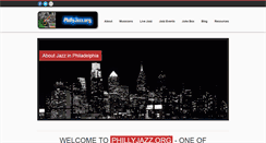 Desktop Screenshot of phillyjazz.org