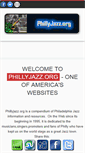 Mobile Screenshot of phillyjazz.org